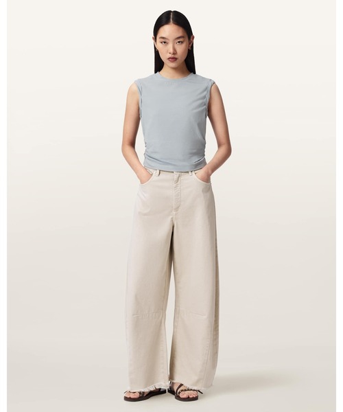 ALLSAINTS(オールセインツ)の「WEST SLEEVELESS TANK TOP | WEST ノースリーブ タンクトップ(タンクトップ・レディース・ブルー系その他・M/S/XS)」の4枚目の写真