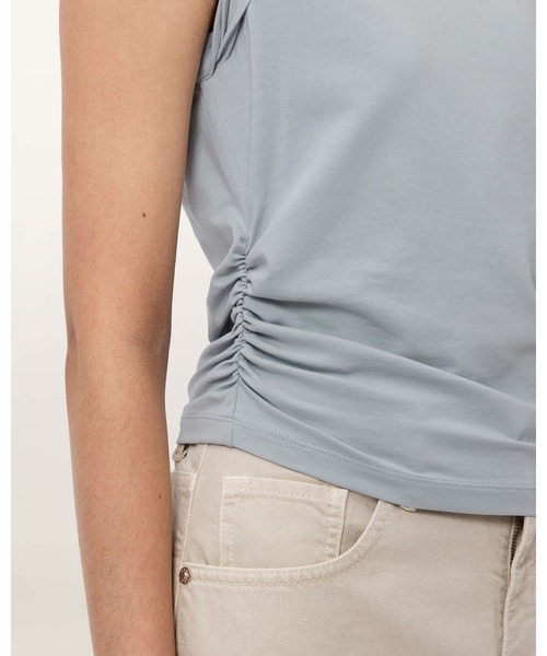 ALLSAINTS(オールセインツ)の「WEST SLEEVELESS TANK TOP | WEST ノースリーブ タンクトップ(タンクトップ・レディース・ブルー系その他・M/S/XS)」の5枚目の写真