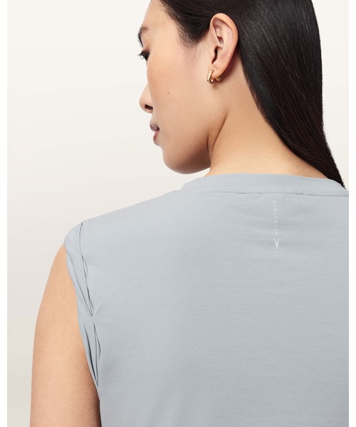 ALLSAINTS(オールセインツ)の「WEST SLEEVELESS TANK TOP | WEST ノースリーブ タンクトップ(タンクトップ・レディース・ブルー系その他・M/S/XS)」の6枚目の写真