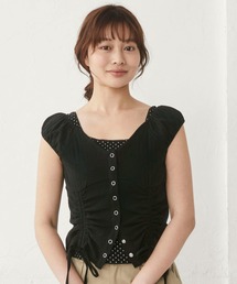 ハリヌキ2wayドロストカットTOPS×ドットタンクSET