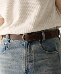 CLEL | 【CLEL】Made in Japan Tochigi Leather Basic Belt / 国産 栃木レザーベルト サイズ調節可(ベルト)