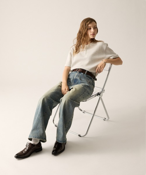 CLEL(クレイル)の「【CLEL】Made in Japan Tochigi Leather Basic Belt / 国産 栃木レザーベルト サイズ調節可(ベルト・メンズ・ブラック/ブラウン・FREE)」の21枚目の写真