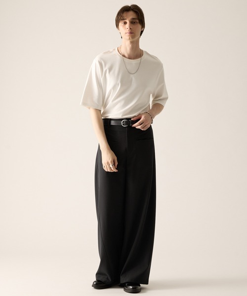 CLEL(クレイル)の「【CLEL】Made in Japan Tochigi Leather Basic Belt / 国産 栃木レザーベルト サイズ調節可(ベルト・メンズ・ブラック/ブラウン・FREE)」の4枚目の写真