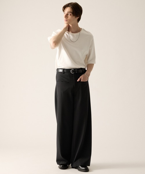 CLEL(クレイル)の「【CLEL】Made in Japan Tochigi Leather Basic Belt / 国産 栃木レザーベルト サイズ調節可(ベルト・メンズ・ブラック/ブラウン・FREE)」の5枚目の写真