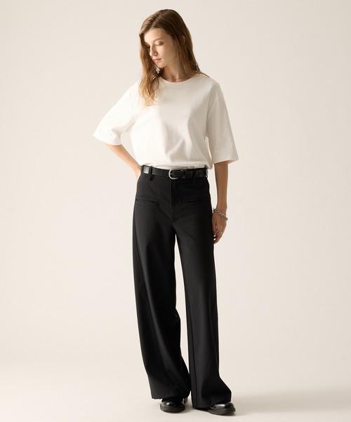 CLEL(クレイル)の「【CLEL】Made in Japan Tochigi Leather Basic Belt / 国産 栃木レザーベルト サイズ調節可(ベルト・メンズ・ブラック/ブラウン・FREE)」の6枚目の写真