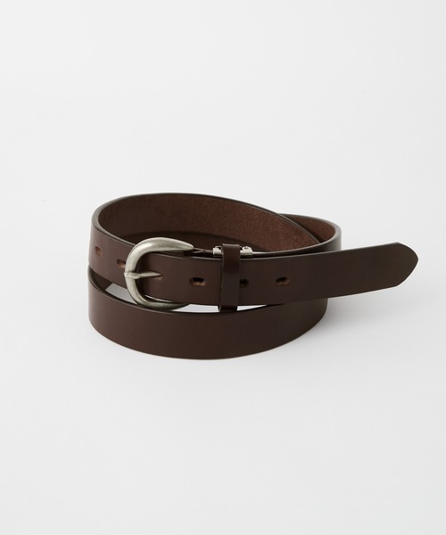 CLEL(クレイル)の「【CLEL】Made in Japan Tochigi Leather Basic Belt / 国産 栃木レザーベルト サイズ調節可(ベルト・メンズ・ブラック/ブラウン・FREE)」の8枚目の写真