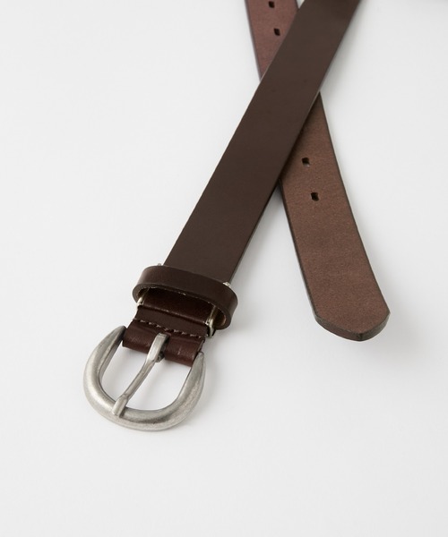 CLEL(クレイル)の「【CLEL】Made in Japan Tochigi Leather Basic Belt / 国産 栃木レザーベルト サイズ調節可(ベルト・メンズ・ブラック/ブラウン・FREE)」の9枚目の写真