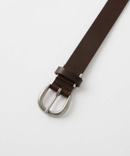CLEL(クレイル)の「【CLEL】Made in Japan Tochigi Leather Basic Belt / 国産 栃木レザーベルト サイズ調節可(ベルト・メンズ・ブラック/ブラウン・FREE)」の12枚目の写真