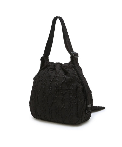 athe（アテ）の「[RUBAN] ブラックレースリボンバックパック兼ショルダーバッグ S AABA6F913BK（バックパック/リュック・レディース・ブラック・FREE）」の3枚目の写真