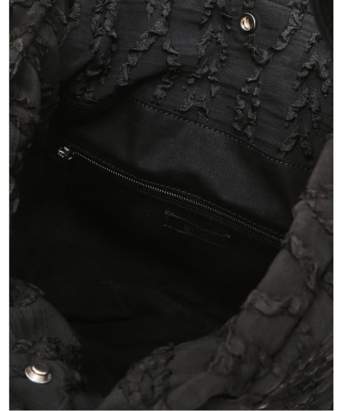 athe（アテ）の「[RUBAN] ブラックレースリボンバックパック兼ショルダーバッグ S AABA6F913BK（バックパック/リュック・レディース・ブラック・FREE）」の5枚目の写真