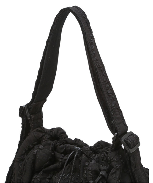 athe（アテ）の「[RUBAN] ブラックレースリボンバックパック兼ショルダーバッグ S AABA6F913BK（バックパック/リュック・レディース・ブラック・FREE）」の7枚目の写真