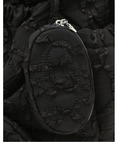 athe（アテ）の「[RUBAN] ブラックレースリボンバックパック兼ショルダーバッグ S AABA6F913BK（バックパック/リュック・レディース・ブラック・FREE）」の9枚目の写真