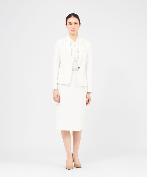 EPOCA(エポカ)の「【24 TWENTY FOUR JACKET COOL】 テーラードジャケット(テーラードジャケット・レディース・ピンク系その他2/ホワイト・40)」の3枚目の写真