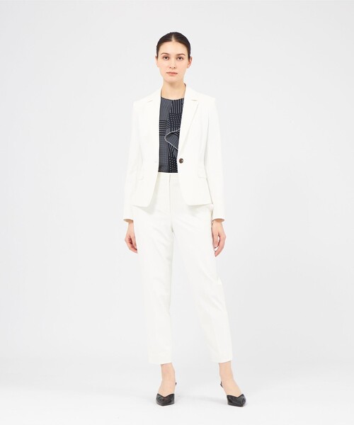 EPOCA(エポカ)の「【24 TWENTY FOUR JACKET COOL】 テーラードジャケット(テーラードジャケット・レディース・ピンク系その他2/ホワイト・40)」の4枚目の写真