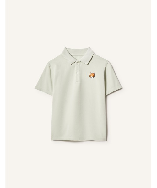 Maison Kitsune(メゾンキツネ)の「FOX HEAD KID POLO(ポロシャツ・キッズ・ライトグレー/ベビーピンク/ネイビー・8/6/4/12/10)」の21枚目の写真