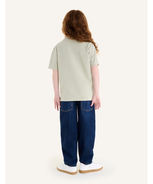 Maison Kitsune(メゾンキツネ)の「FOX HEAD KID POLO(ポロシャツ・キッズ・ライトグレー/ベビーピンク/ネイビー・8/6/4/12/10)」の15枚目の写真