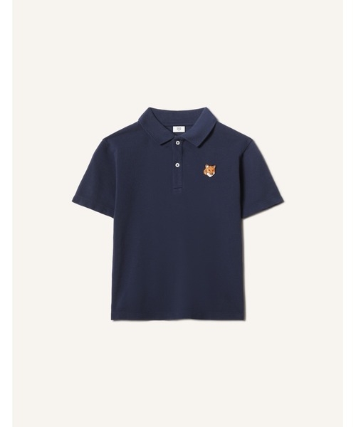 Maison Kitsune(メゾンキツネ)の「FOX HEAD KID POLO(ポロシャツ・キッズ・ライトグレー/ベビーピンク/ネイビー・8/6/4/12/10)」の18枚目の写真