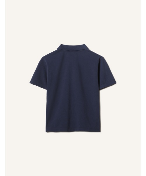 Maison Kitsune(メゾンキツネ)の「FOX HEAD KID POLO(ポロシャツ・キッズ・ライトグレー/ベビーピンク/ネイビー・8/6/4/12/10)」の19枚目の写真