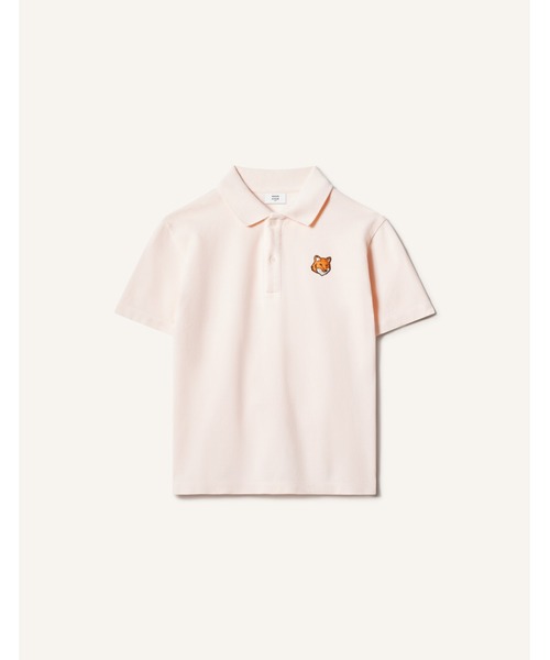 Maison Kitsune(メゾンキツネ)の「FOX HEAD KID POLO(ポロシャツ・キッズ・ライトグレー/ベビーピンク/ネイビー・8/6/4/12/10)」の13枚目の写真