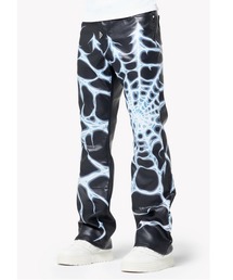 L.H.P(�G���G�C�`�s�[)��GUAPI/�O�A�s/Chrome Web Leather Pant(���̑��p���c)