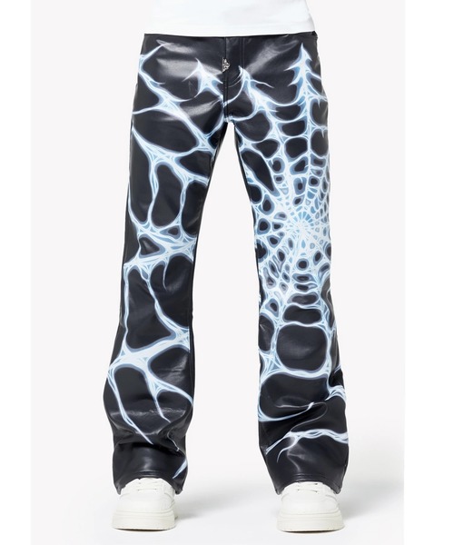 L.H.P（エルエイチピー）の「GUAPI/グアピ/Chrome Web Leather Pant（その他パンツ・メンズ・ブラック・34/32/30/28）」の2枚目の写真