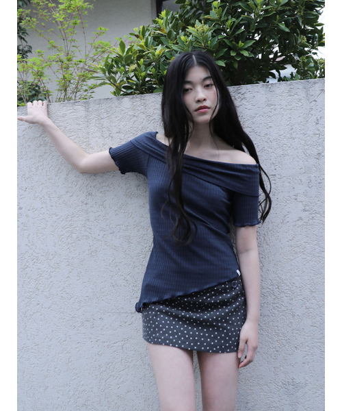 UGLY SHADOW（アグリーシャドウ）の「PIGMENT STAR MINI SKIRT(CHARCOAL)（スカート・レディース・その他・SMALL/MEDIUM）」の3枚目の写真