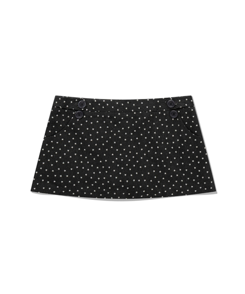 UGLY SHADOW（アグリーシャドウ）の「PIGMENT STAR MINI SKIRT(CHARCOAL)（スカート・レディース・その他・SMALL/MEDIUM）」の4枚目の写真