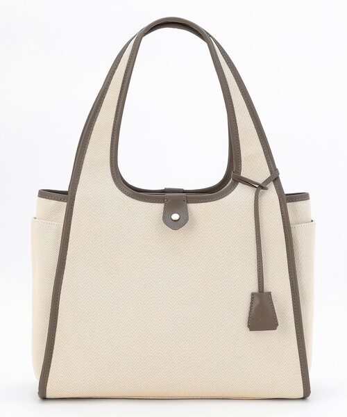 J.PRESS(ジェイプレス)の「【PC収納可能】キャンバス トートバッグ(トートバッグ・レディース・ブラック系/ブラウン系・F)」の2枚目の写真