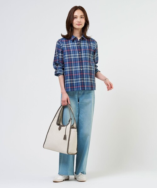J.PRESS(ジェイプレス)の「【PC収納可能】キャンバス トートバッグ(トートバッグ・レディース・ブラック系/ブラウン系・F)」の10枚目の写真