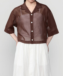 nicholson & nicholson |〈別注〉シアー ショートスリーブシャツ WOMEN