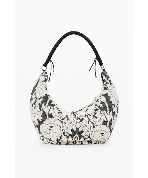 Desigual(デシグアル)の「Floral Moon Shoulder Bag/フローラルムーンショルダーバッグ(ショルダーバッグ・レディース・ブラック・FREE)」の6枚目の写真