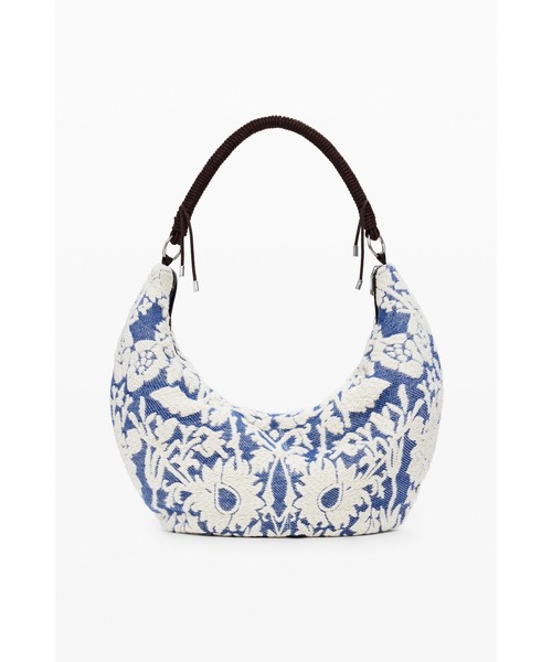 Desigual(デシグアル)の「Floral Moon Shoulder Bag/フローラルムーンショルダーバッグ(ショルダーバッグ・レディース・ブラック・FREE)」の5枚目の写真