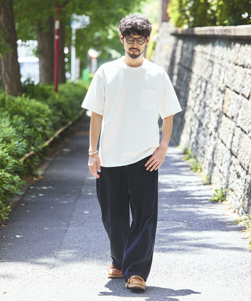 FREAK'S STORE(フリークスストア)の「HEAVY WEIGHT/ヘビーウェイト ショートスリーブ クルーネック ポケットTシャツ/10.5オンス(Tシャツ/カットソー・メンズ・その他9/レッド/ホワイト/オフホワイト/ライトグレー/ブラック・LARGE/MEDIUM/SMALL)」の7枚目の写真