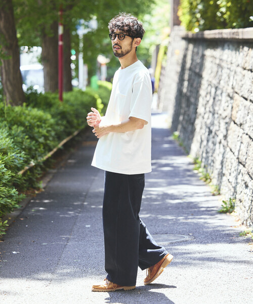 FREAK'S STORE(フリークスストア)の「HEAVY WEIGHT/ヘビーウェイト ショートスリーブ クルーネック ポケットTシャツ/10.5オンス(Tシャツ/カットソー・メンズ・その他9/レッド/ホワイト/オフホワイト/ライトグレー/ブラック・LARGE/MEDIUM/SMALL)」の8枚目の写真