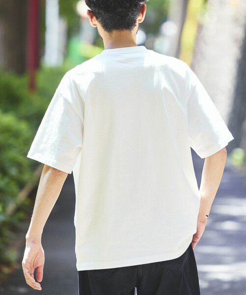 FREAK'S STORE(フリークスストア)の「HEAVY WEIGHT/ヘビーウェイト ショートスリーブ クルーネック ポケットTシャツ/10.5オンス(Tシャツ/カットソー・メンズ・その他9/レッド/ホワイト/オフホワイト/ライトグレー/ブラック・LARGE/MEDIUM/SMALL)」の12枚目の写真