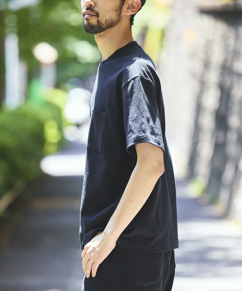 FREAK'S STORE(フリークスストア)の「HEAVY WEIGHT/ヘビーウェイト ショートスリーブ クルーネック ポケットTシャツ/10.5オンス(Tシャツ/カットソー・メンズ・その他9/レッド/ホワイト/オフホワイト/ライトグレー/ブラック・LARGE/MEDIUM/SMALL)」の20枚目の写真