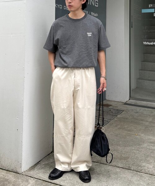 CIAOPANIC TYPY(チャオパニックティピー)の「【ユニセックス】イージーサマーデニムパンツ(デニムパンツ・メンズ・ブルー/サックスブルー/ホワイト/ネイビー・MEDIUM/LARGE)」の6枚目の写真