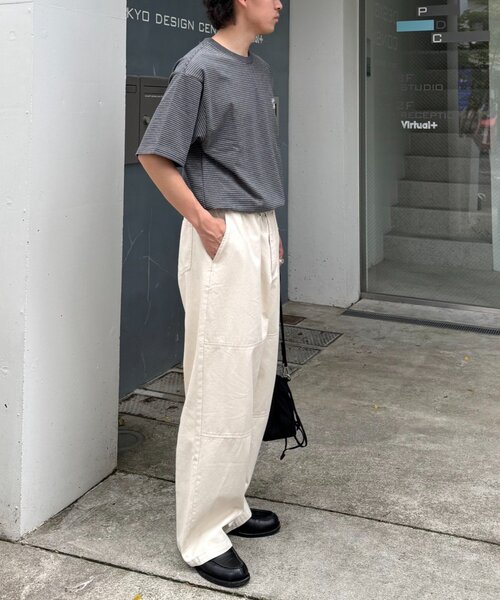 CIAOPANIC TYPY(チャオパニックティピー)の「【ユニセックス】イージーサマーデニムパンツ(デニムパンツ・メンズ・ブルー/サックスブルー/ホワイト/ネイビー・MEDIUM/LARGE)」の9枚目の写真