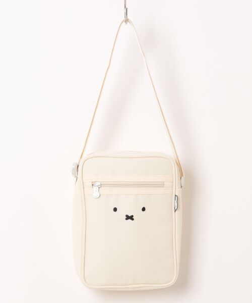 Miffy( ミッフィー)の「【miffy/ミッフィー】 縦型ミニショルダーバッグ フェイスデザイン(ショルダーバッグ・レディース・ブラック/ブラウン系その他/ベージュ/ライトブルー/アイボリー・FREE)」の1枚目の写真