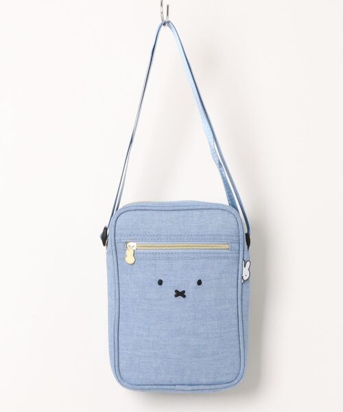 Miffy( ミッフィー)の「【miffy/ミッフィー】 縦型ミニショルダーバッグ フェイスデザイン(ショルダーバッグ・レディース・ブラック/ブラウン系その他/ベージュ/ライトブルー/アイボリー・FREE)」の5枚目の写真