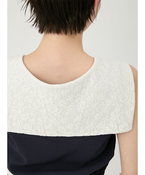 LILY BROWN（リリーブラウン）の「2wayセーラーカラ-トップス（Tシャツ/カットソー・レディース・ネイビー/その他/ホワイト・F）」の8枚目の写真
