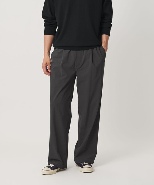 BEAUTY&YOUTH UNITED ARROWS(ビューティーアンドユースユナイテッドアローズ)の「360°MASTER 1プリーツ ストレート イージーパンツ NO.8 セットアップ対応 撥水 ストレッチ ウォッシャブル(その他パンツ・メンズ・ブラック/ダークブラウン/ダークグレー・M/S/XL/L)」の8枚目の写真