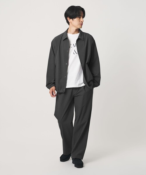 BEAUTY&YOUTH UNITED ARROWS(ビューティーアンドユースユナイテッドアローズ)の「360°MASTER 1プリーツ ストレート イージーパンツ NO.8 セットアップ対応 撥水 ストレッチ ウォッシャブル(その他パンツ・メンズ・ブラック/ダークブラウン/ダークグレー・M/S/XL/L)」の10枚目の写真