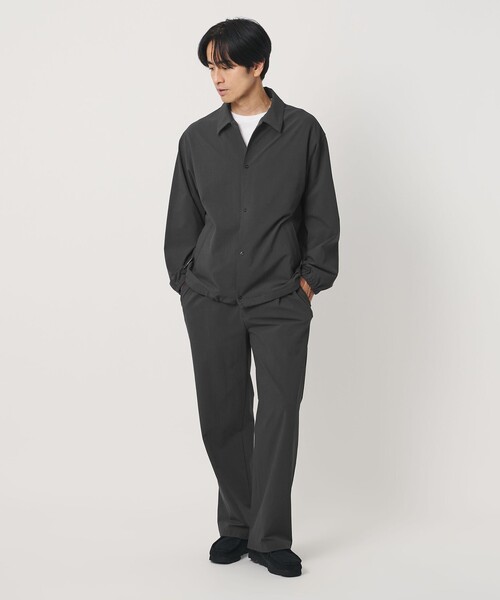 BEAUTY&YOUTH UNITED ARROWS(ビューティーアンドユースユナイテッドアローズ)の「360°MASTER 1プリーツ ストレート イージーパンツ NO.8 セットアップ対応 撥水 ストレッチ ウォッシャブル(その他パンツ・メンズ・ブラック/ダークブラウン/ダークグレー・M/S/XL/L)」の12枚目の写真