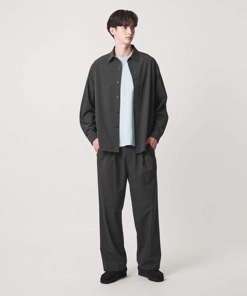 BEAUTY&YOUTH UNITED ARROWS(ビューティーアンドユースユナイテッドアローズ)の「360°MASTER 1プリーツ ストレート イージーパンツ NO.8 セットアップ対応 撥水 ストレッチ ウォッシャブル(その他パンツ・メンズ・ブラック/ダークブラウン/ダークグレー・M/S/XL/L)」の14枚目の写真