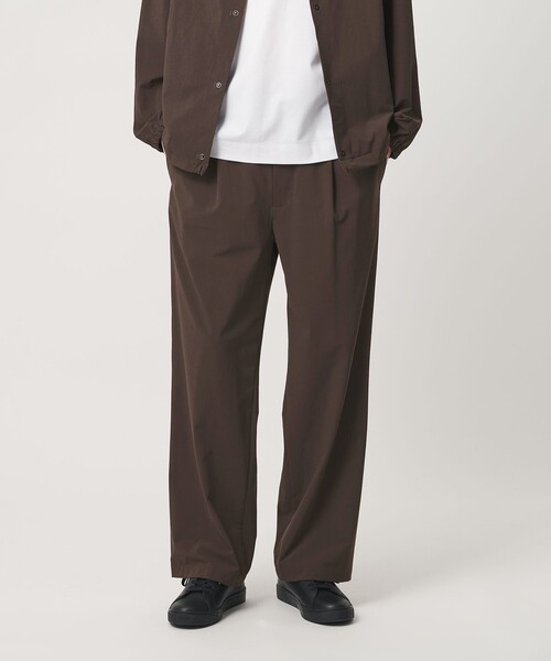 BEAUTY&YOUTH UNITED ARROWS(ビューティーアンドユースユナイテッドアローズ)の「360°MASTER 1プリーツ ストレート イージーパンツ NO.8 セットアップ対応 撥水 ストレッチ ウォッシャブル(その他パンツ・メンズ・ブラック/ダークブラウン/ダークグレー・M/S/XL/L)」の18枚目の写真