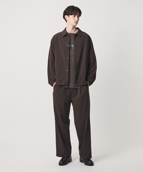 BEAUTY&YOUTH UNITED ARROWS(ビューティーアンドユースユナイテッドアローズ)の「360°MASTER 1プリーツ ストレート イージーパンツ NO.8 セットアップ対応 撥水 ストレッチ ウォッシャブル(その他パンツ・メンズ・ブラック/ダークブラウン/ダークグレー・M/S/XL/L)」の19枚目の写真