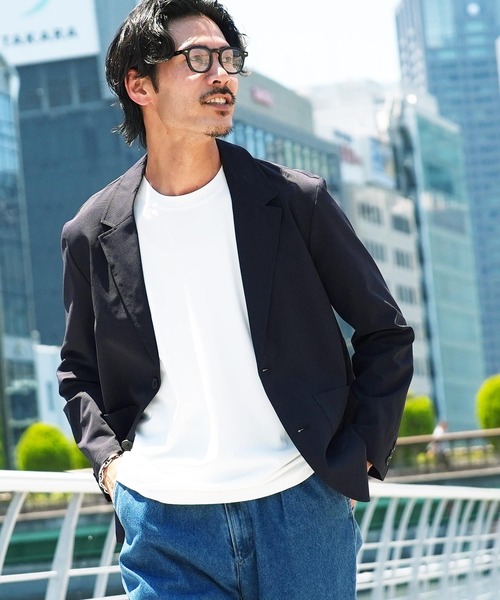 jiggys shop(ジギーズショップ)の「接触冷感 Q-MAX0.3 UVカット 鹿の子 ルーズフィット ノースリーブ タンクトップ(タンクトップ・メンズ・チャコールグレー/ホワイト・LARGE/X-LARGE/MEDIUM)」の11枚目の写真