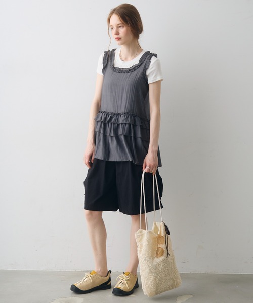 Crisp(クリスプ)の「paisley mesh tote bag / ペイズリーメッシュトートバッグ(トートバッグ・レディース・アイボリー・FREE)」の7枚目の写真