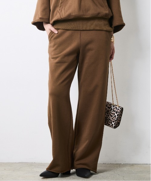 CHIC STYLE（シックスタイル）の「綿100％スウェットパンツ＜大きいサイズ有＞シックスタイル（その他パンツ・レディース・ブラウン/杢グレー・5L/4L/3L/LL/L/M）」の2枚目の写真